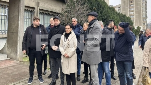 Sutra blokada Policijske uprave Novog Sada